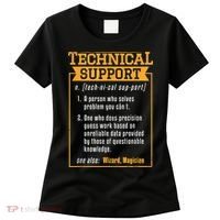 Tech Support Definition Funny Computer Geek Women's T-Shirt thumb 0
