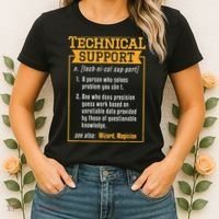 Tech Support Definition Funny Computer Geek Women's T-Shirt thumb 2