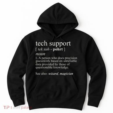Tech Support Definition Funny Cute Computer Hoodie