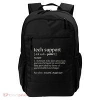 Tech Support Definition Funny Cute Computer Backpack thumb 0