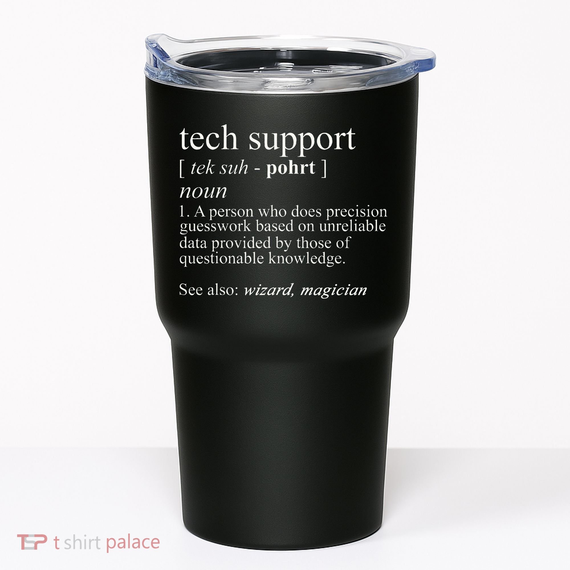 Tech Support Definition Funny Cute Computer Tumbler
