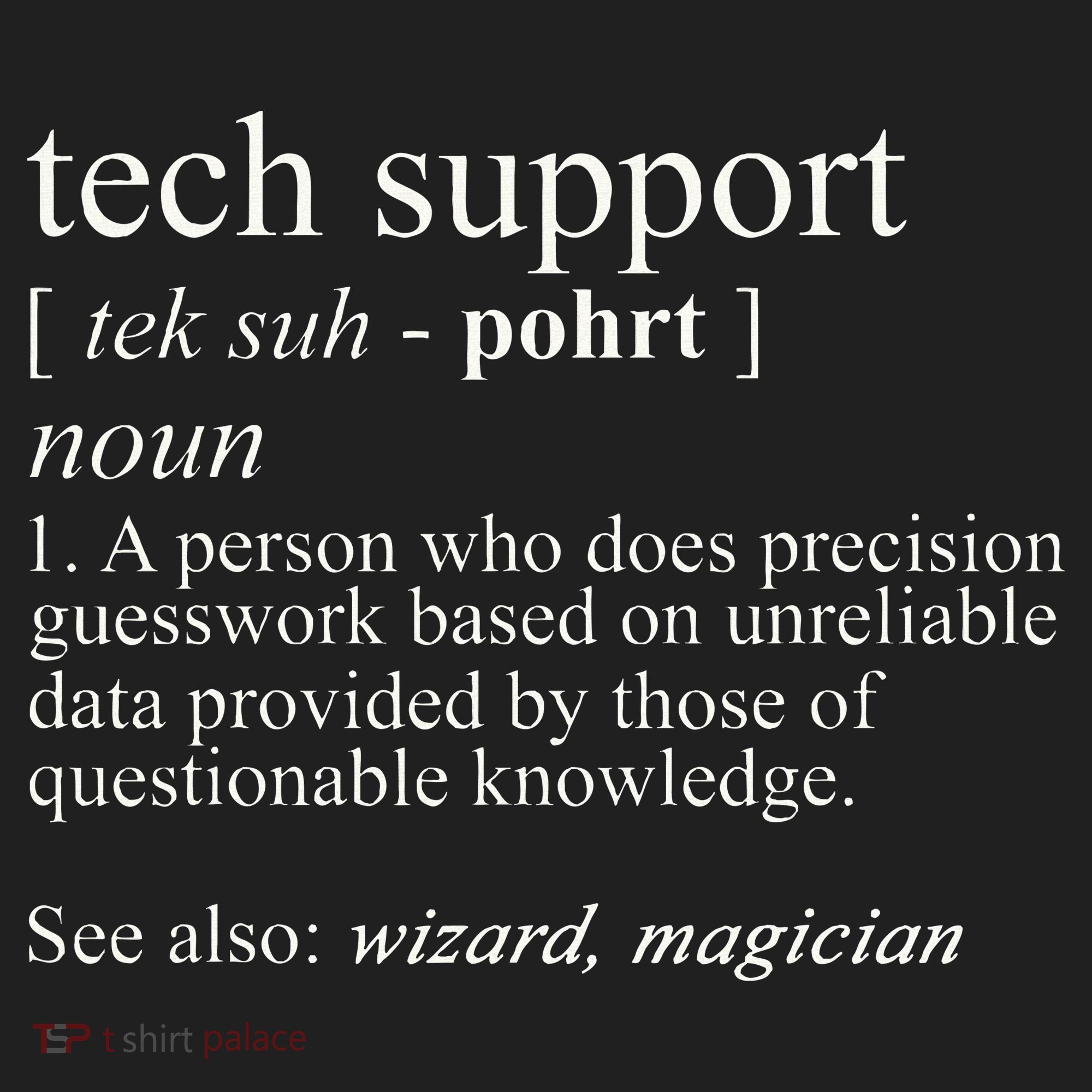Tech Support Definition Funny Cute Computer Tumbler