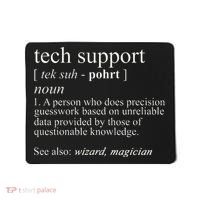 Tech Support Definition Funny Cute Computer Mousepad thumb 0