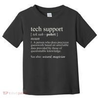 Tech Support Definition Funny Cute Computer Toddler T-Shirt thumb 0