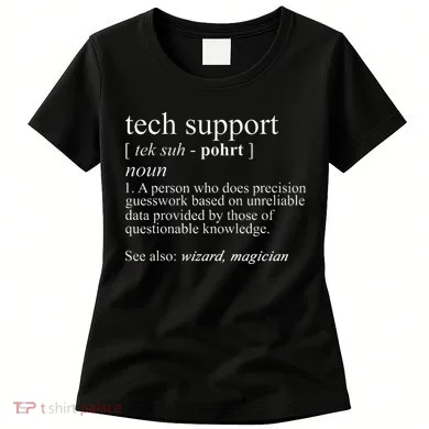 Tech Support Definition Funny Cute Computer Women's T-Shirt