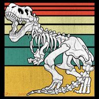 TRex Skeleton Dinosaur Retro Sunset Funny TRex Great Gift Coffee Mug thumb 5
