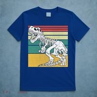 TRex Skeleton Dinosaur Retro Sunset Funny TRex Great Gift T-Shirt thumb 5