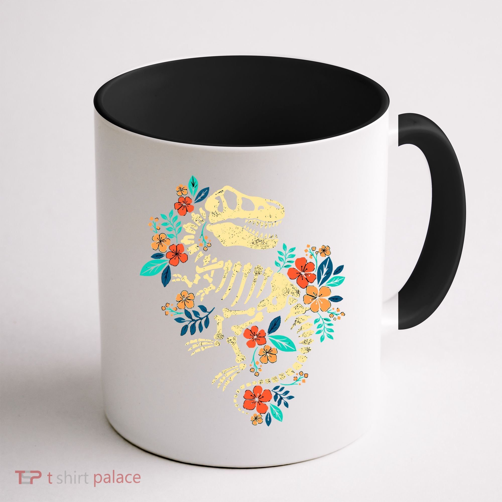Trex Skeleton Dino Bones Paleontologist Fossil Dinosaur Coffee Mug
