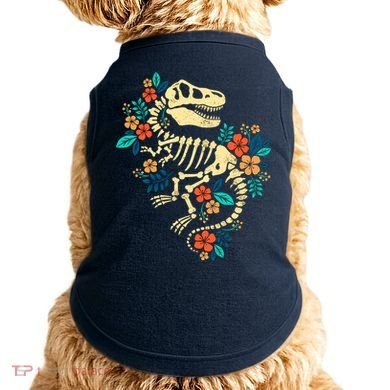 Trex Skeleton Dino Bones Paleontologist Fossil Dinosaur Doggie Tank