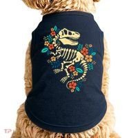 Trex Skeleton Dino Bones Paleontologist Fossil Dinosaur Doggie Tank thumb 0