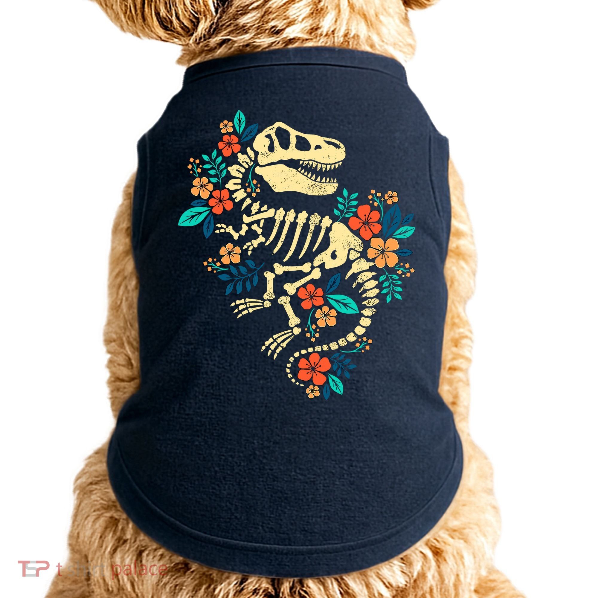 Trex Skeleton Dino Bones Paleontologist Fossil Dinosaur Doggie Tank