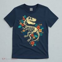 Trex Skeleton Dino Bones Paleontologist Fossil Dinosaur T-Shirt thumb 5