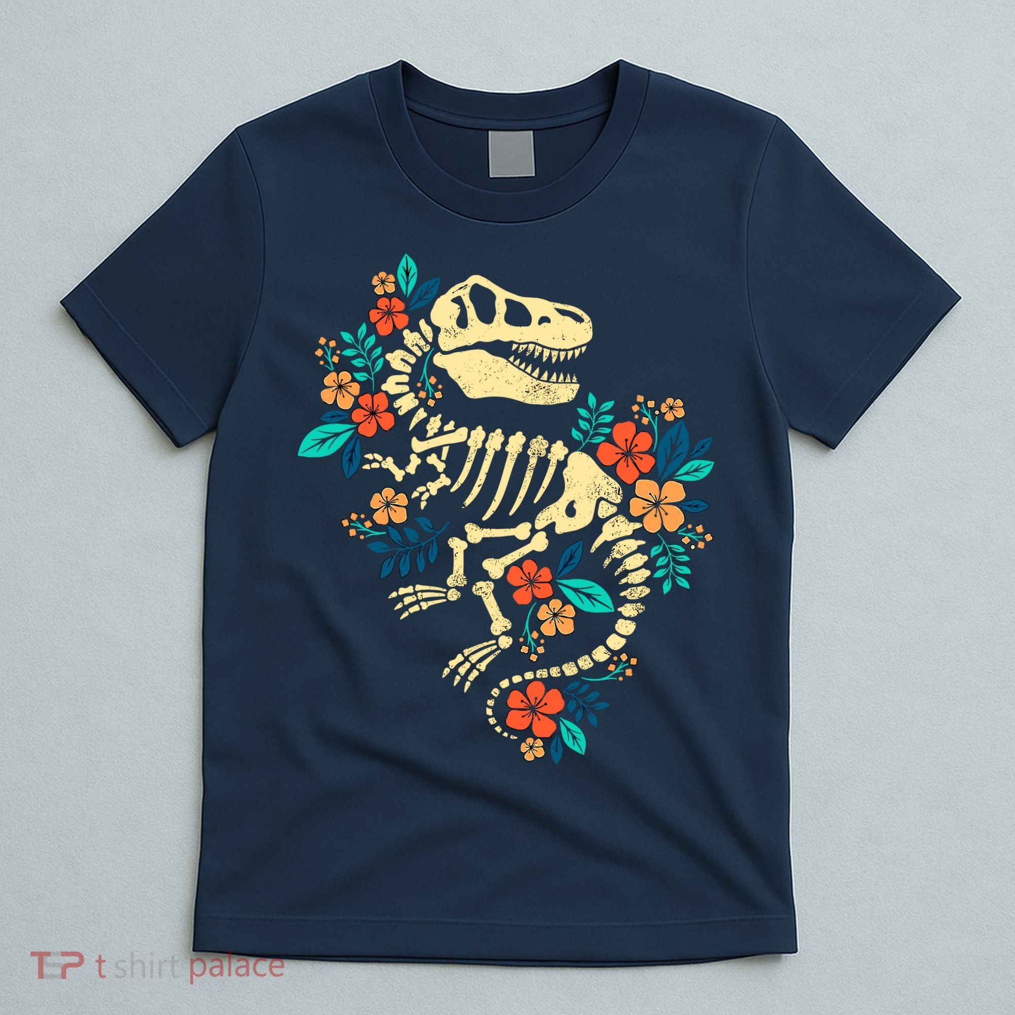 Trex Skeleton Dino Bones Paleontologist Fossil Dinosaur T-Shirt