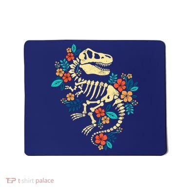 Trex Skeleton Dino Bones Paleontologist Fossil Dinosaur Mousepad