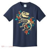 Trex Skeleton Dino Bones Paleontologist Fossil Dinosaur Kids T-Shirt thumb 0