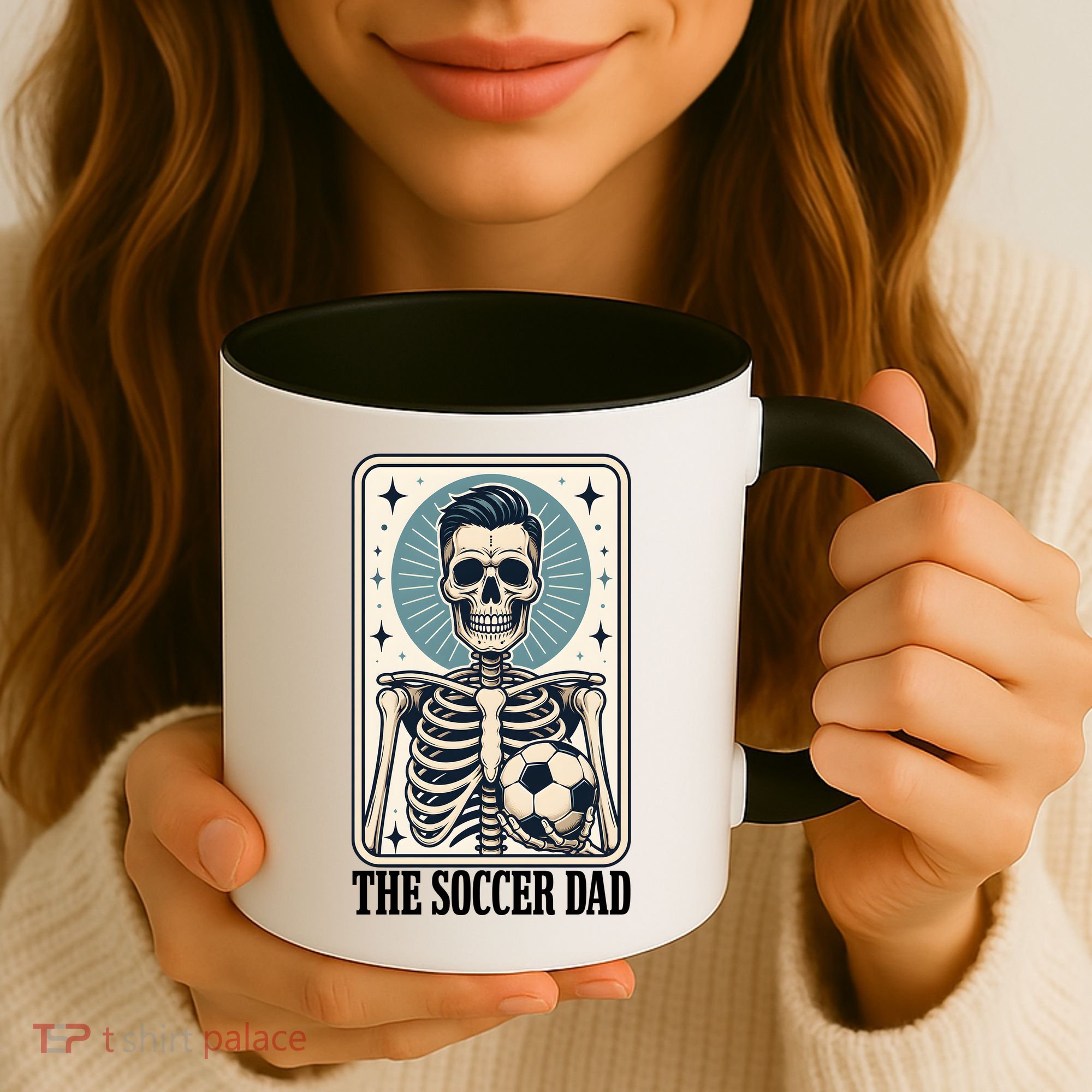 The Soccer Dad Skeleton Coffee Mug