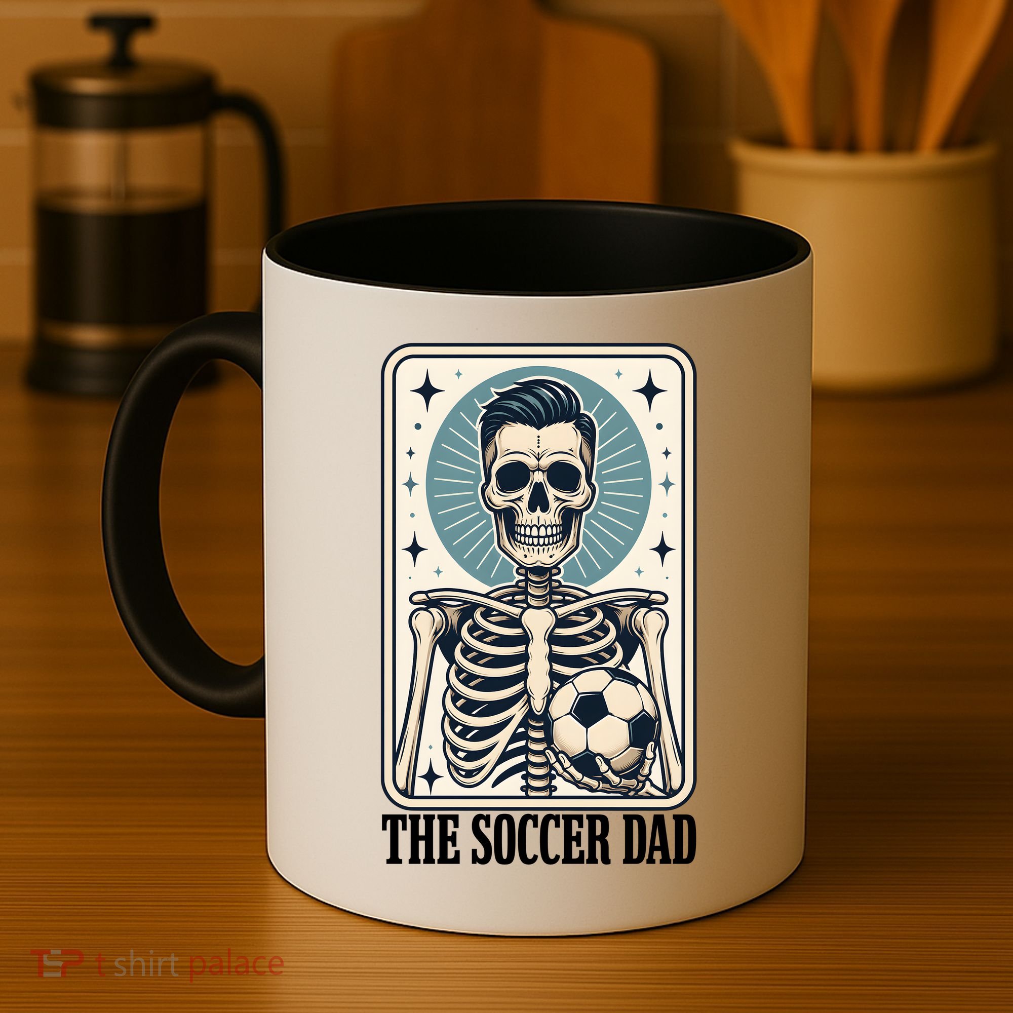 The Soccer Dad Skeleton Coffee Mug