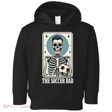 The Soccer Dad Skeleton Toddler Hoodie