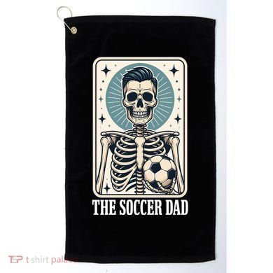 The Soccer Dad Skeleton Golf Towel