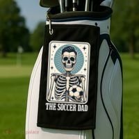The Soccer Dad Skeleton Golf Towel thumb 2