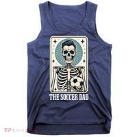 The Soccer Dad Skeleton Tank Top thumb 0