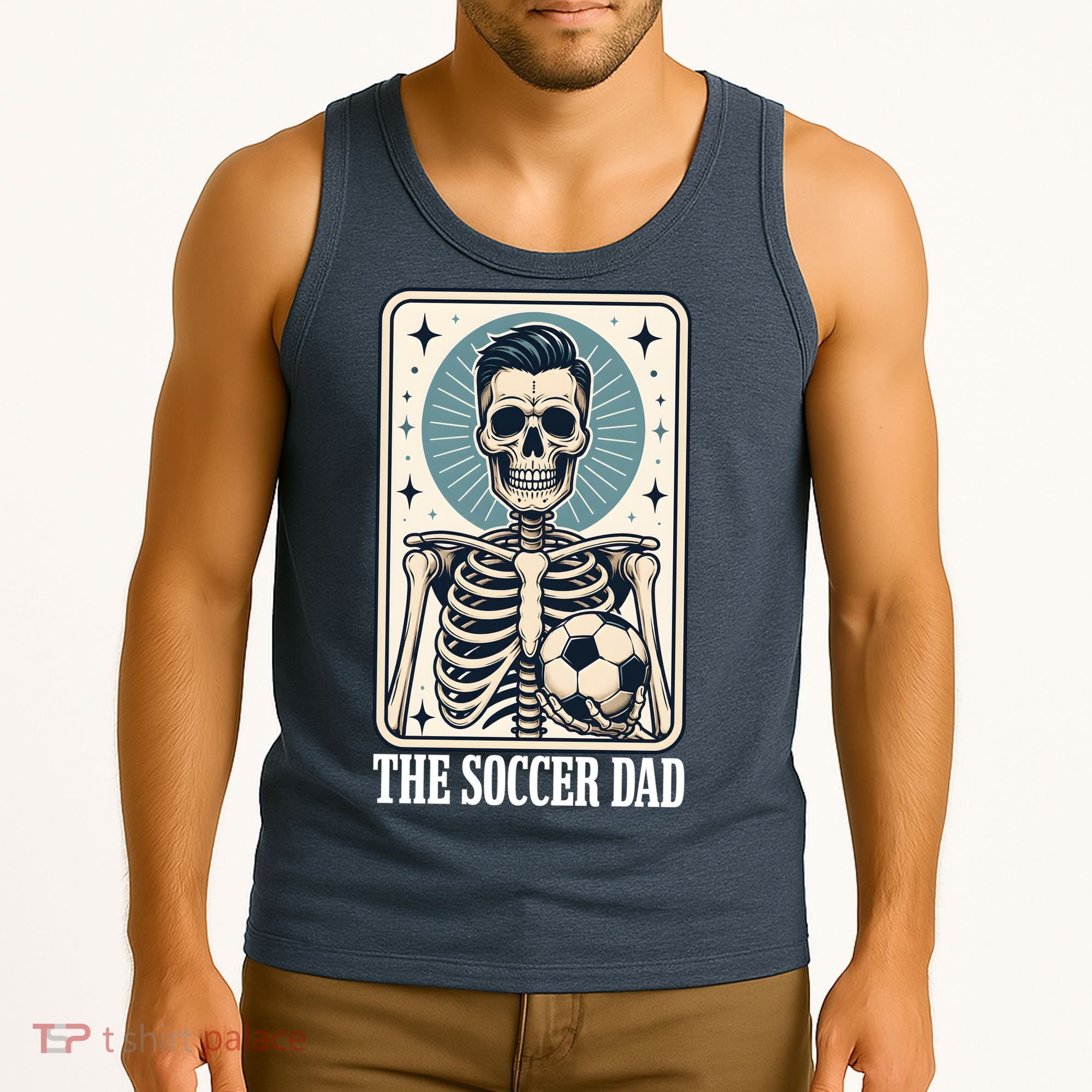 The Soccer Dad Skeleton Tank Top