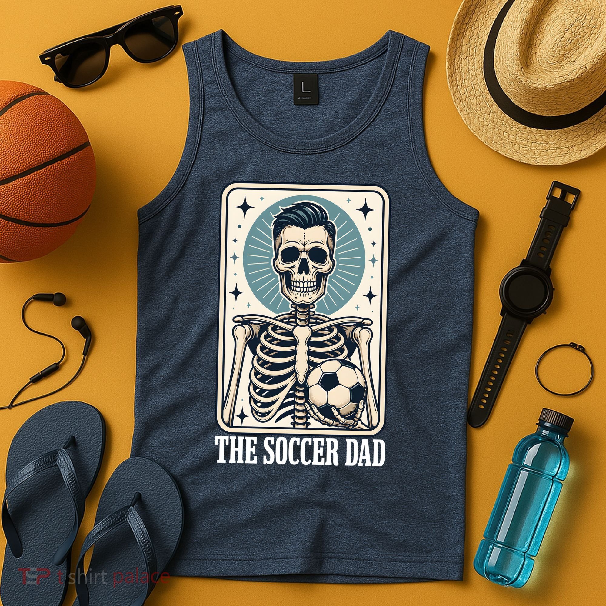 The Soccer Dad Skeleton Tank Top