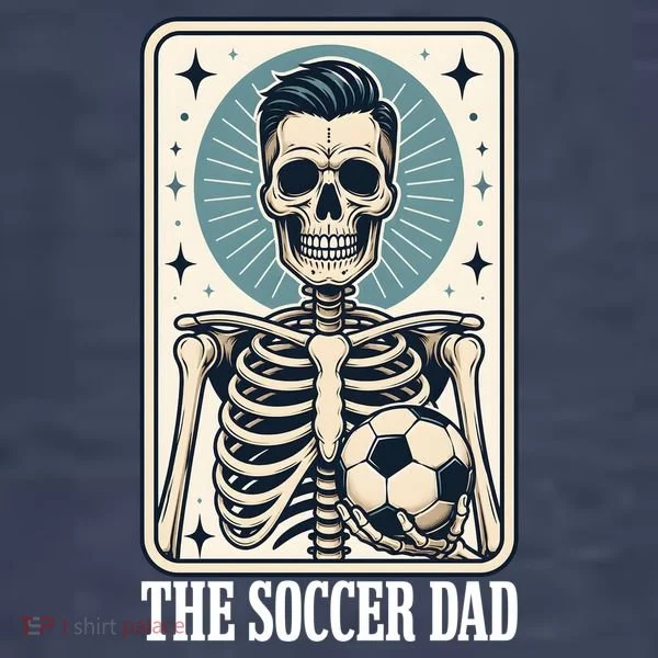 The Soccer Dad Skeleton Kids T-Shirt