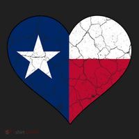 Texas Strong Distressed Heart Women's Sweatshirt thumb 2