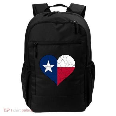 Texas Strong Distressed Heart Backpack