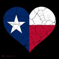 Texas Strong Distressed Heart Backpack thumb 2