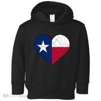 Texas Strong Distressed Heart Toddler Hoodie thumb 0