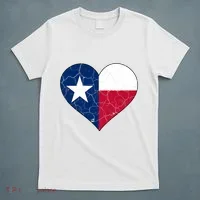 Texas Strong Distressed Heart T-Shirt thumb 5