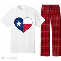 Texas Strong Distressed Heart Pajama Set thumb 0