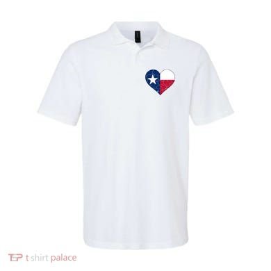 Texas Strong Distressed Heart Polo