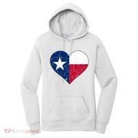 Texas Strong Distressed Heart Women's Hoodie thumb 0