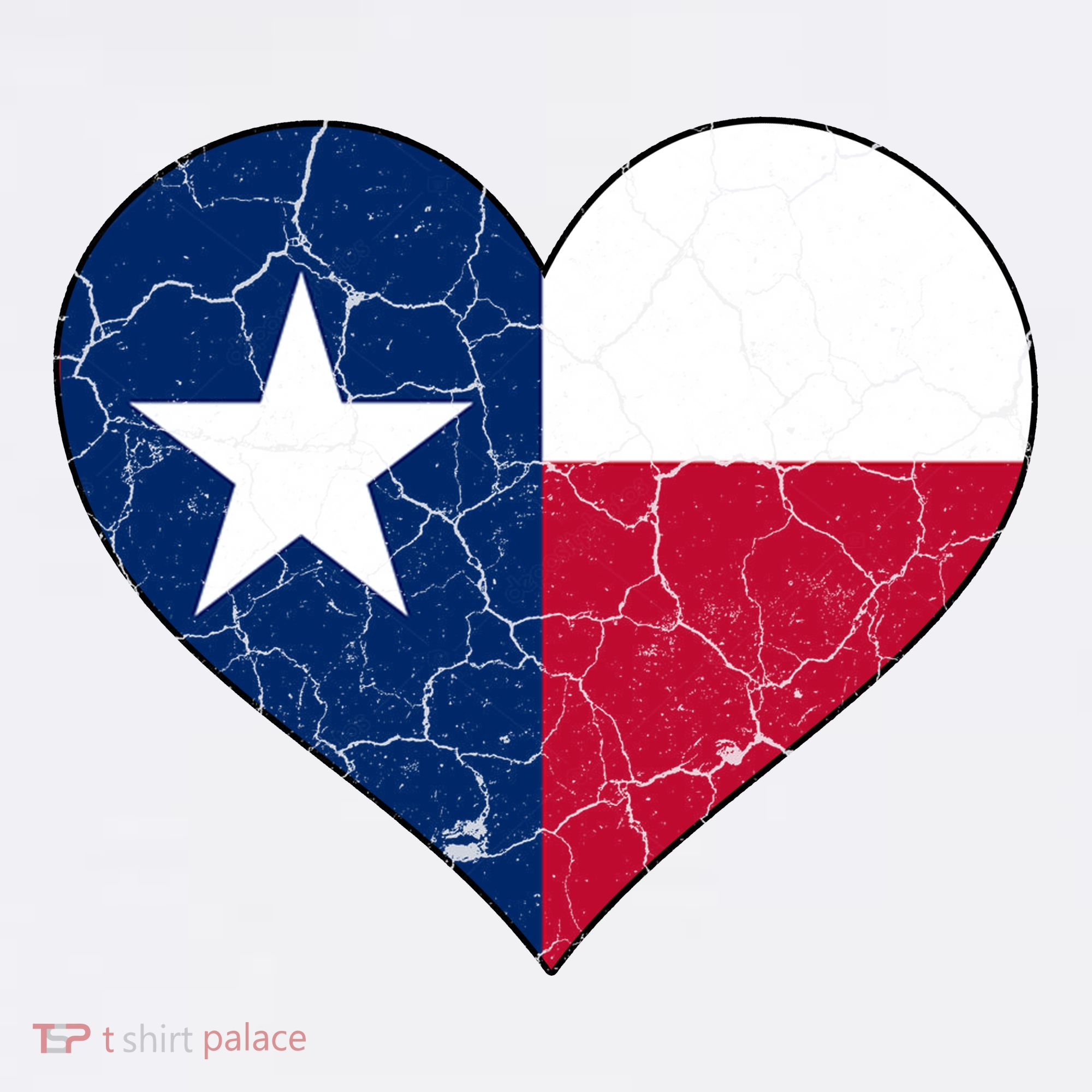 Texas Strong Distressed Heart Women's Hoodie