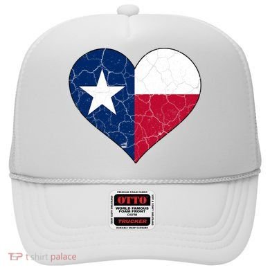 Texas Strong Distressed Heart Hat
