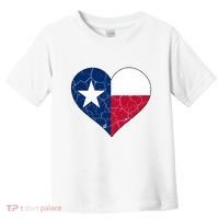 Texas Strong Distressed Heart Toddler T-Shirt thumb 0