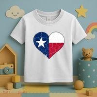 Texas Strong Distressed Heart Toddler T-Shirt thumb 3
