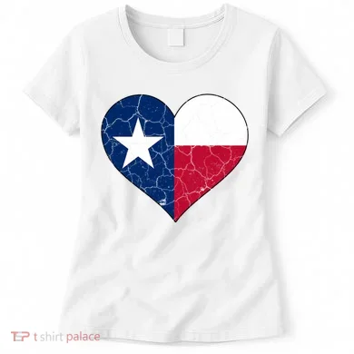 Texas Strong Distressed Heart Women's T-Shirt