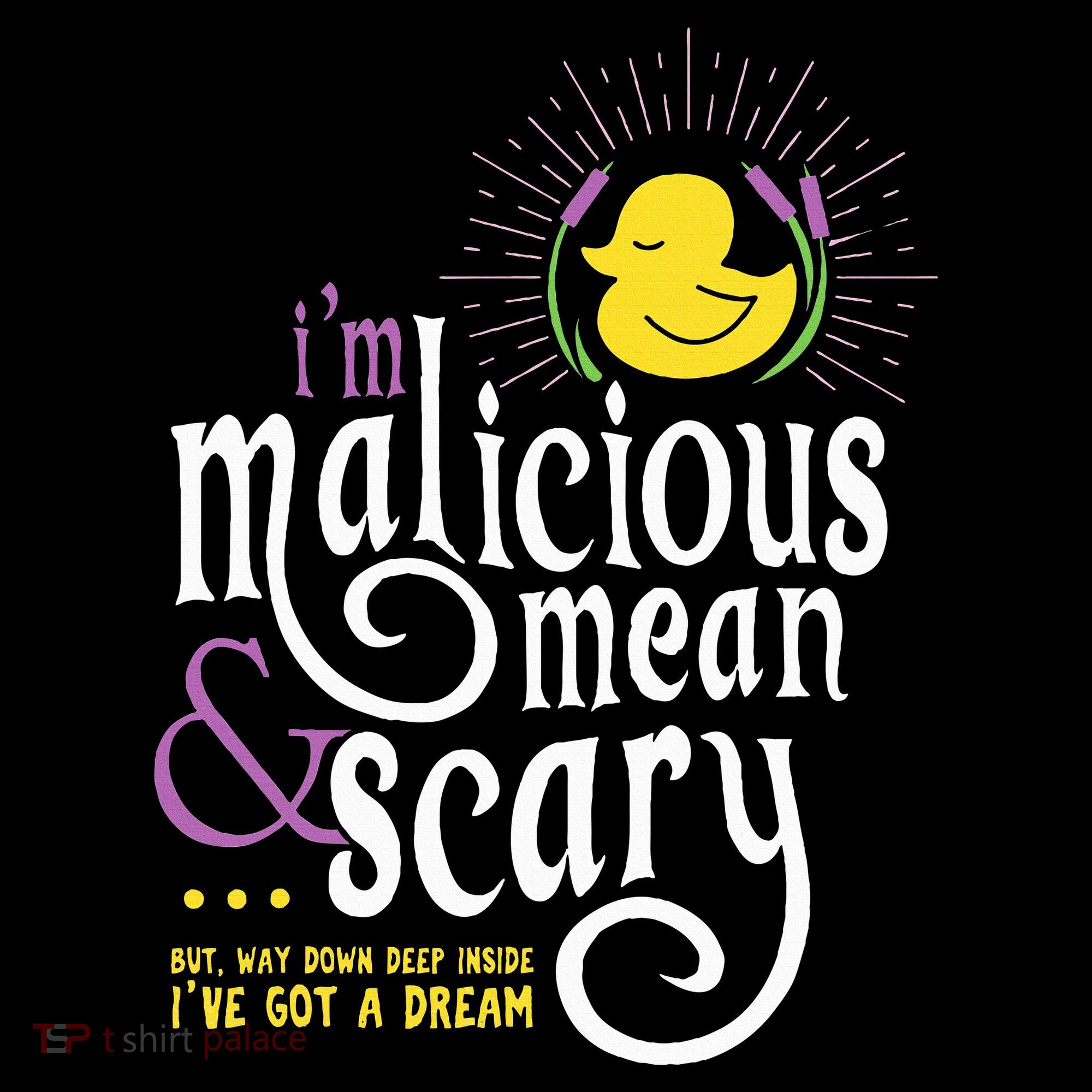 The Snuggly Duckling Malicious Mean & Scary Women's Hoodie