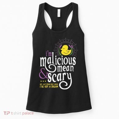 The Snuggly Duckling Malicious Mean & Scary Women's Tank Top