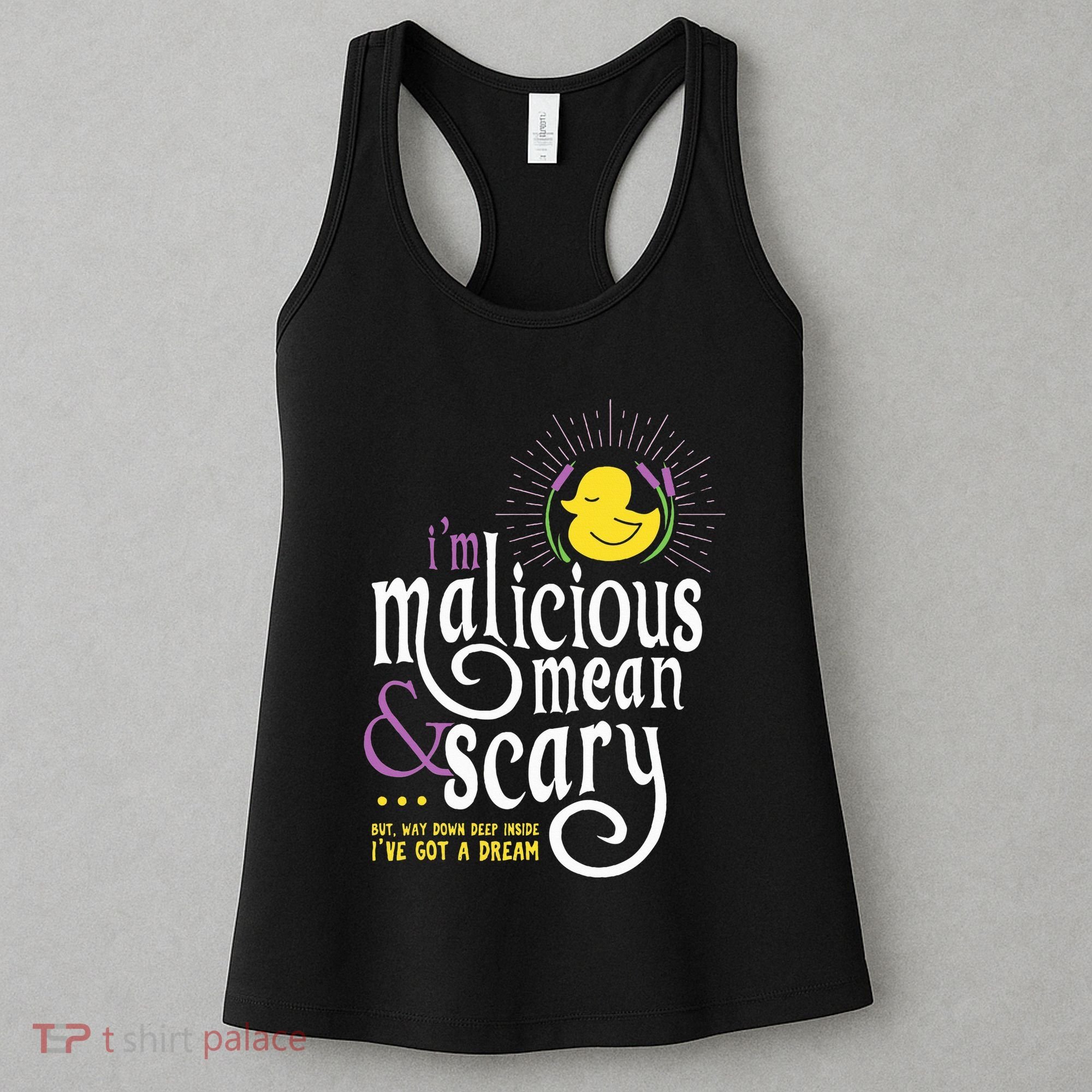 The Snuggly Duckling Malicious Mean & Scary Women's Tank Top