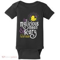The Snuggly Duckling Malicious Mean & Scary Baby Bodysuit thumb 0