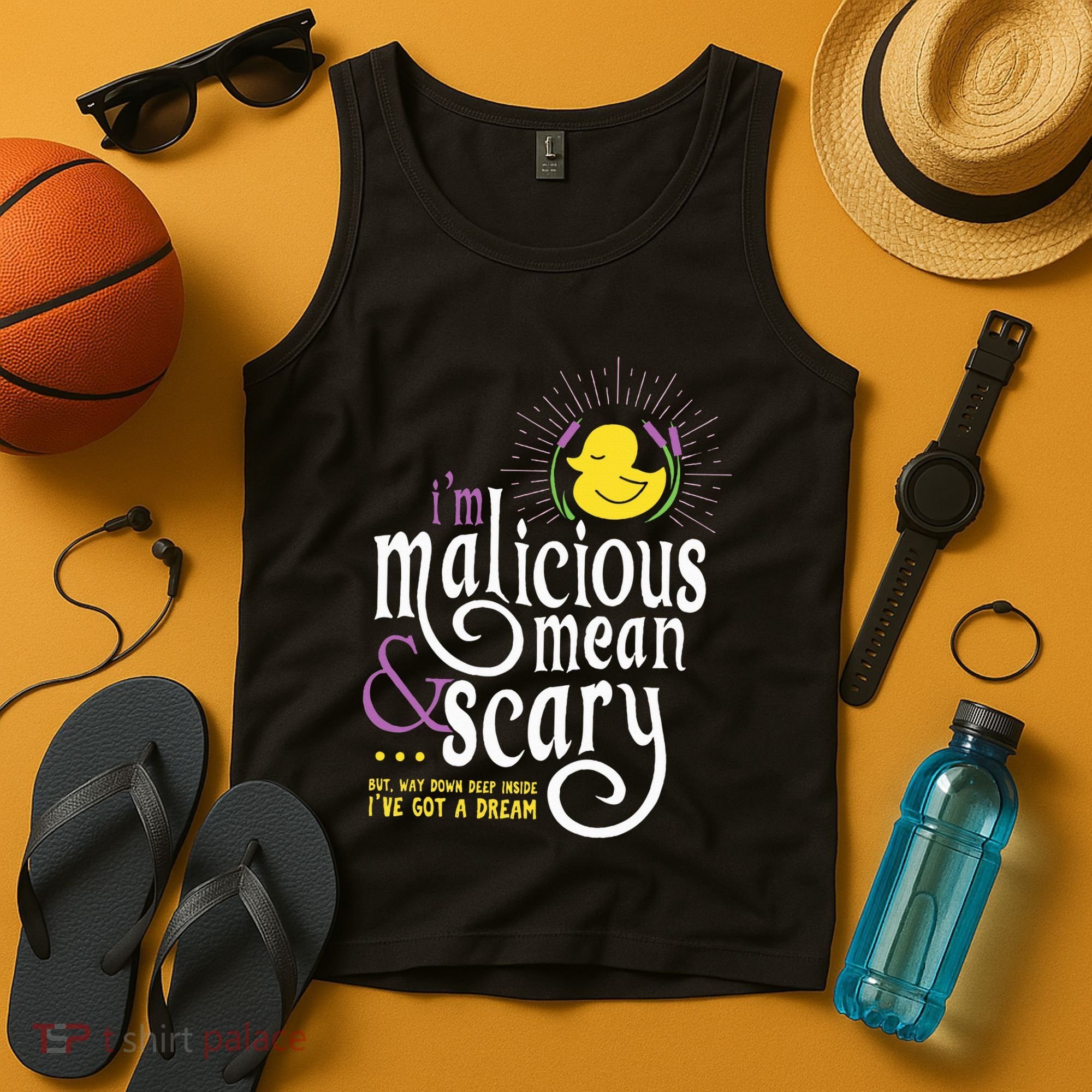 The Snuggly Duckling Malicious Mean & Scary Tank Top