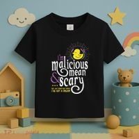 The Snuggly Duckling Malicious Mean & Scary Toddler T-Shirt thumb 3