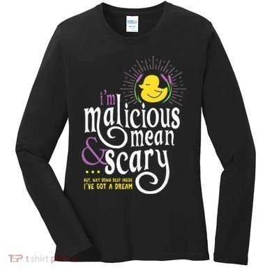 The Snuggly Duckling Malicious Mean & Scary Women's Long Sleeve Shirt