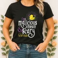 The Snuggly Duckling Malicious Mean & Scary Women's T-Shirt thumb 2