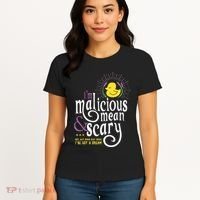The Snuggly Duckling Malicious Mean & Scary Women's T-Shirt thumb 4